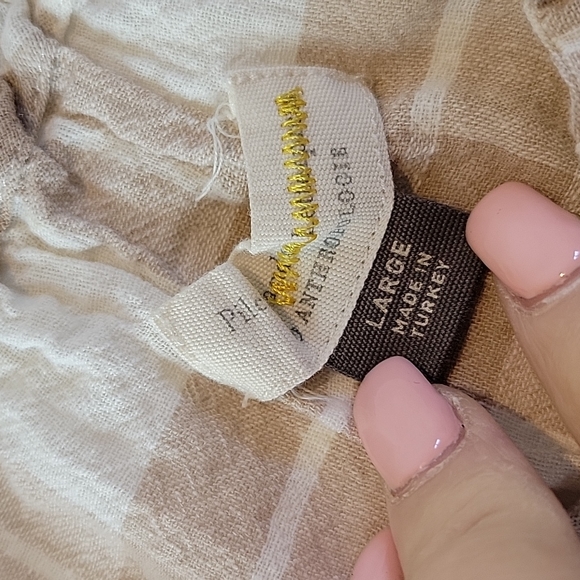 Pilcro by ANTHROPOLOGIE Plaid Peplum Top - Picture 4 of 6